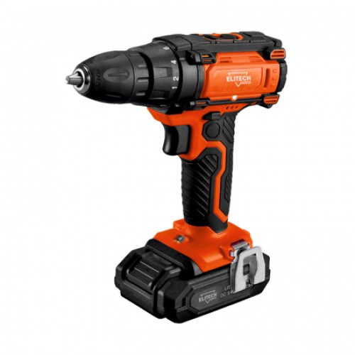 Аккумуляторная дрель-шуруповерт Elitech ДА 18СЛ2 Промо (E2201.010.01)