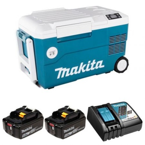 Аккумуляторный холодильник с функцией подогрева Makita DCW180Z + 630C82-2 + 632G59-7 2шт Аккумуляторный холодильник с функцией подогрева Makita DCW180Z + 630C82-2 + 632G59-7 2шт