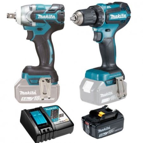 Набор аккумуляторного инструмента Makita DTW285Z + DDF485Z