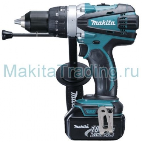 Аккумуляторная дрель-шуруповерт Makita BHP458RFE
