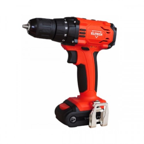 Аккумуляторная дрель-шуруповерт Elitech ДА 10.8СЛК2 (2.0Ач)