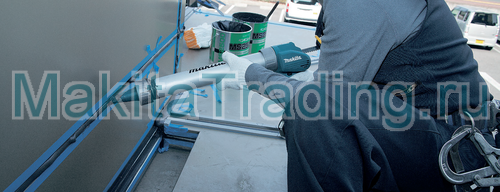 нанесение мастики пистолетом bcg180 с держателем В