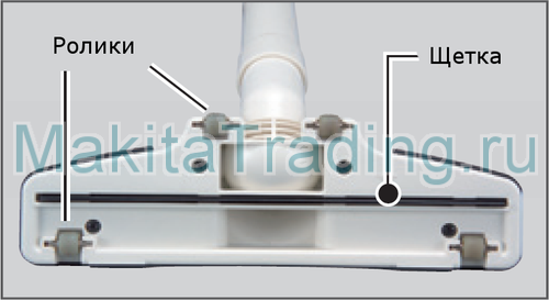 щетка для пола в пылесосе cl100dw
